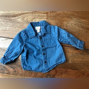 Cat & Jack baby chambray shirt
